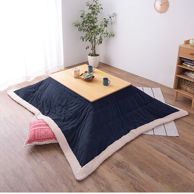 薄掛けこたつ布団 正方形 コーデュロイ 190×190cm こたつ布団 コタツ布団 正方形 おしゃれ 薄掛け こたつ コタツ 掛け布団 ふとん 防寒