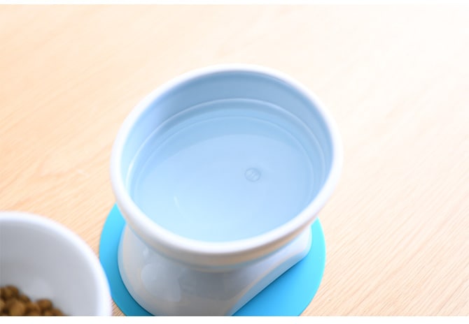 HARIO ハリオ チビプレ ダブル 犬用フードボウル ペット 食器 皿 ウォーターボール 水入れ 台付き スタンド 高い 浅型 深型 2WAY