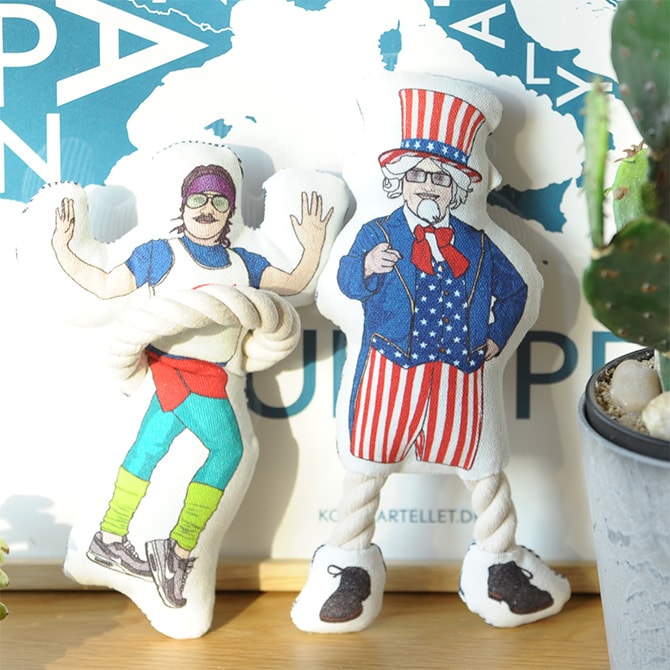 MANDARINE BROTHERS マンダリンブラザーズ CRAZY ROPE TOY 犬 おもちゃ ロープ おしゃれ 犬用 イヌ カラフル ペット用品 ペットグッズ かわいい