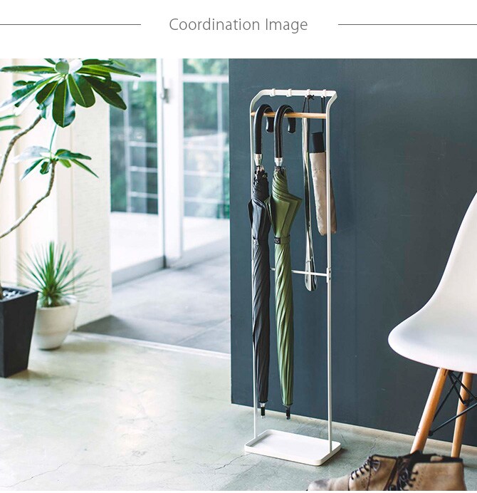 tower タワー 引っ掛けアンブレラスタンド 傘立て おしゃれ 北欧 スリム アイアン アンブレラスタンド 玄関 省スペース 白 黒