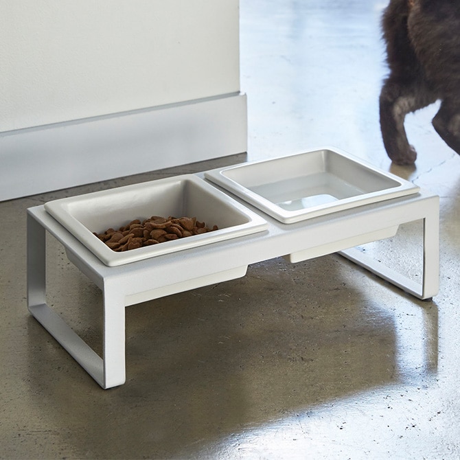 tower タワー ペットフードボウルスタンドセット トール 