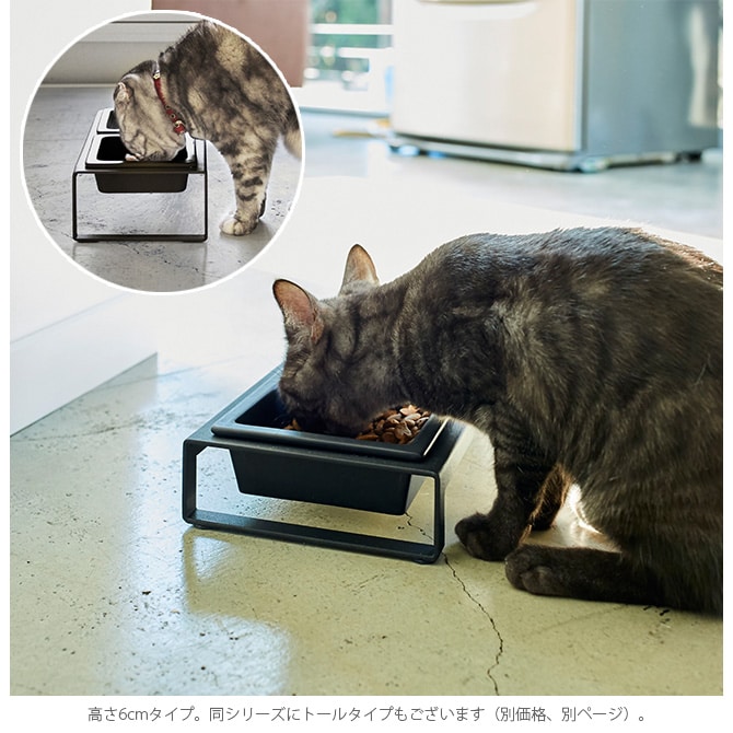 tower タワー ペットフードボウルスタンドセット
