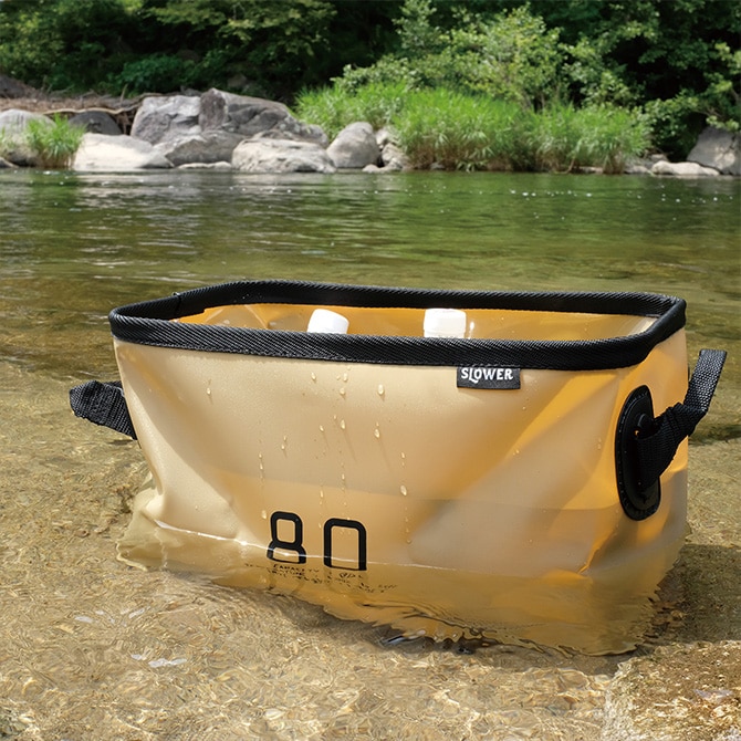 SLOWER スロウワー HANG STOCK ハングストック ストレージ 20L  収納ボックス おしゃれ 折りたたみ 取っ手 収納 アウトドア 洗える バケツ キャンプ カラーボックス  