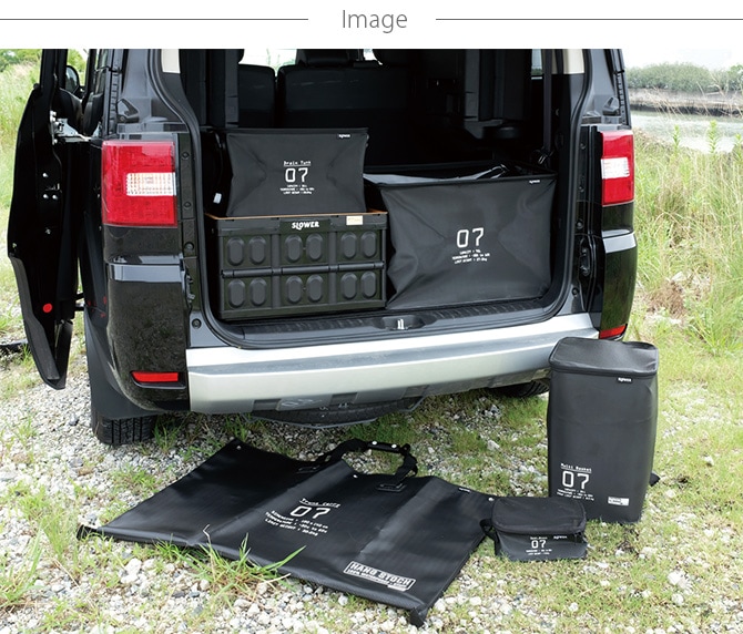 SLOWER スロウワー HANG STOCK ハングストック ストレージ 20L  収納ボックス おしゃれ 折りたたみ 取っ手 収納 アウトドア 洗える バケツ キャンプ カラーボックス  