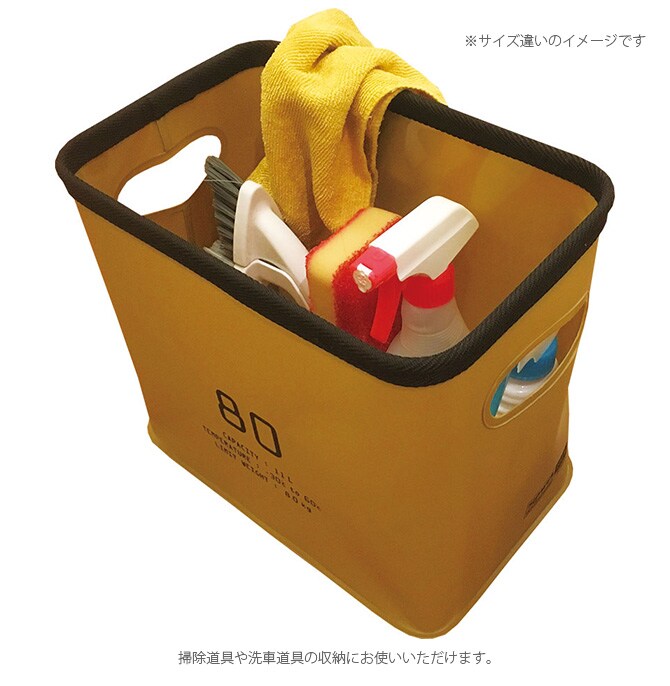 SLOWER スロウワー HANG STOCK ハングストック ストレージ 35L  収納ボックス おしゃれ 折りたたみ 取っ手 収納 アウトドア 洗える バケツ キャンプ ストック  