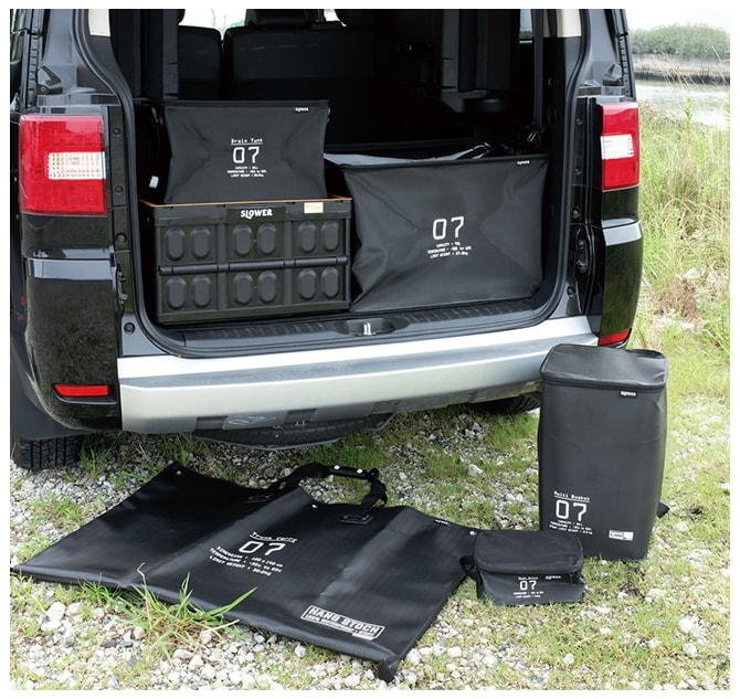 SLOWER スロウワー HANG STOCK ハングストック マルチバスケット 収納ボックス おしゃれ ランドリーボックス ゴミ箱 ダストボックス 洗える 蓋 キッチン アウトドア ごみ