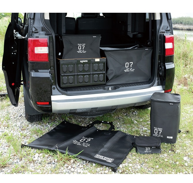 SLOWER スロウワー HANG STOCK ハングストック トランクキャリー  レジャーシート アウトドア おしゃれ トランク トートバッグ ペグ穴 キャンプ用品 収納 防水 ショルダー  