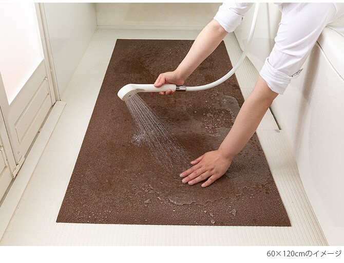 SANKO(サンコー) ペット用床保護マット 60×180㎝  犬 猫 ペット用 マット 撥水加工 おくだけ吸着 フロアマット 傷防止 汚れ防止 ずれない  