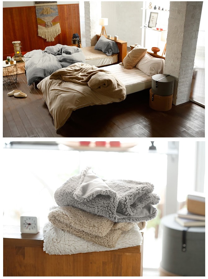 Fab the Home ファブザホーム ムクムク ピローケース M