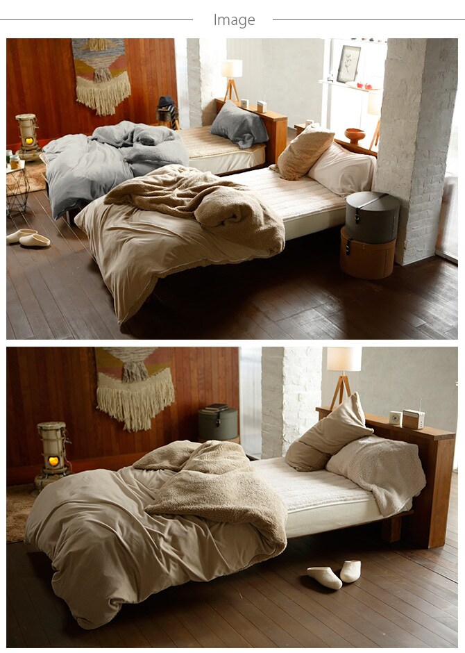 Fab the Home ファブザホーム ムクムク 掛け布団カバー シングル用