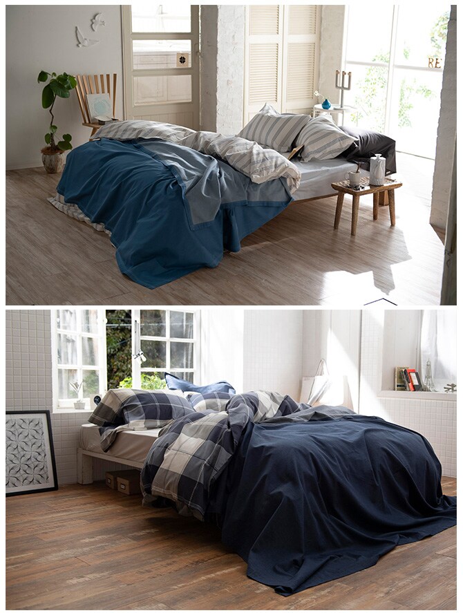 Fab the Home ファブザホーム マルチカバー L ライトデニム マルチカバー おしゃれ デニム ソファカバー ベッドカバー こたつカバー 綿100 シーツ コットン 無地