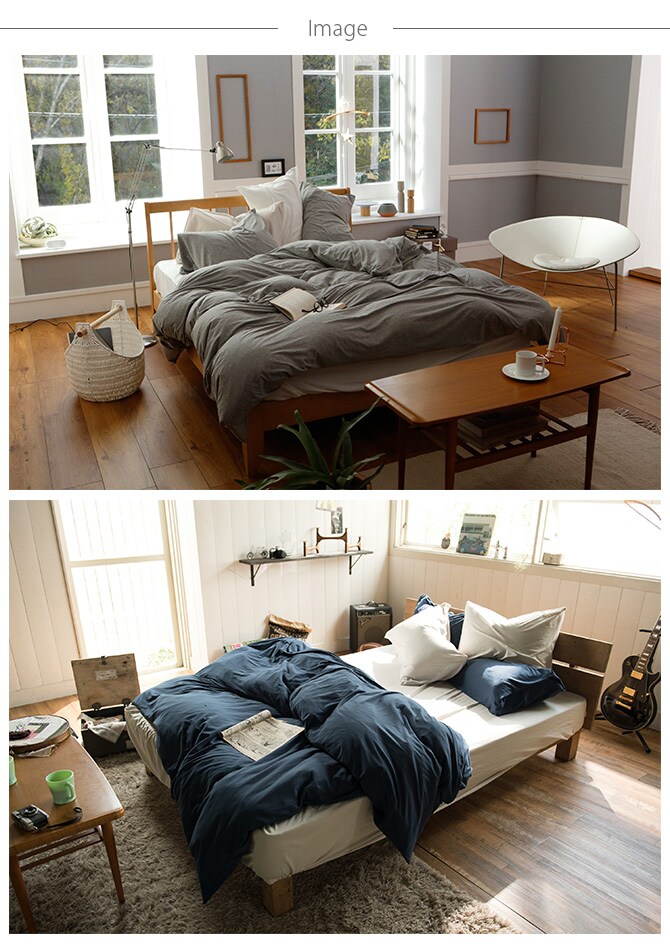 Fab the Home ファブザホーム 掛け布団カバー シングル用 プレインニット 掛け布団カバー シングル 無地 おしゃれ 綿100 S 布団カバー コンフォータ―ケース コットン シンプル