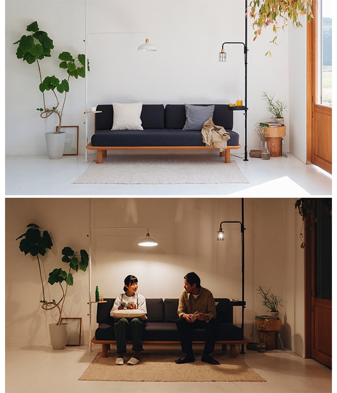 DRAW A LINE ドローアライン 203 シェード 単品パーツ 縦専用 つっぱり棒 突っ張り棒 伸縮 おしゃれ モノトーン 北欧 インダストリアル アイアン ツヤ消し インテリア