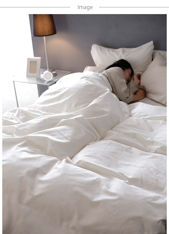 Fab the Home ファブザホーム 掛け布団カバー クイーン用 ファインコットン Egyptian