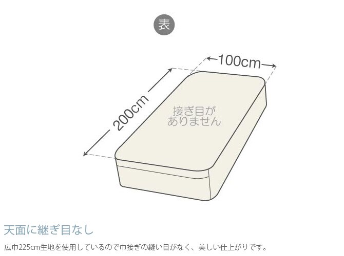 Fab the Home ファブザホーム ボックスシーツ シングル用 ファインコットン Egyptian
