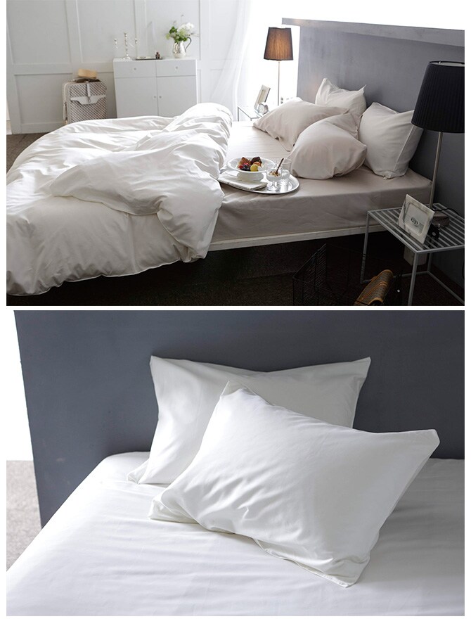 Fab the Home ファブザホーム ボックスシーツ シングル用 ファインコットン Egyptian