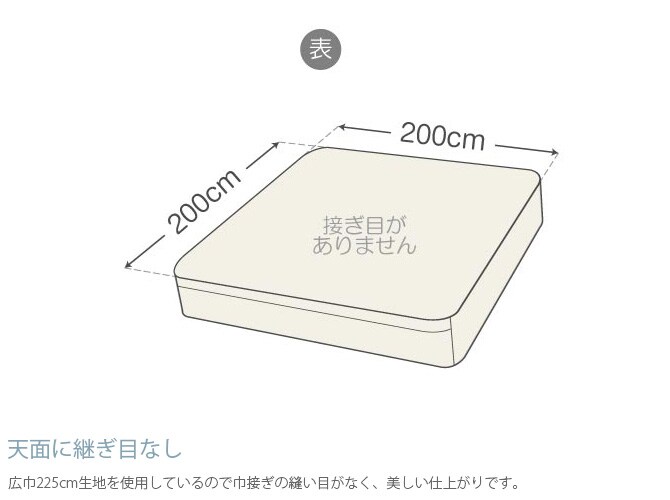 Fab the Home ファブザホーム ボックスシーツ ワイドキング用 ファインコットン Egyptian