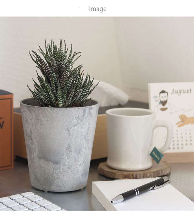 amabro アマブロ ART STONE アート ストーン M 鉢 ポット プランター おしゃれ 穴付き マット シンプル インテリア 8号 9号