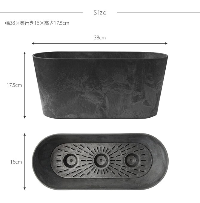 amabro アマブロ ART STONE アート ストーン コンテナラウンド S 