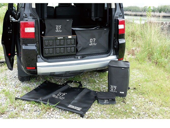 SLOWER スロウワー HANG STOCK ハングストック ストレージ 95L アウトドア 収納 おしゃれ バケツ 大容量 取っ手 折りたたみ キャンプ 洗える 水