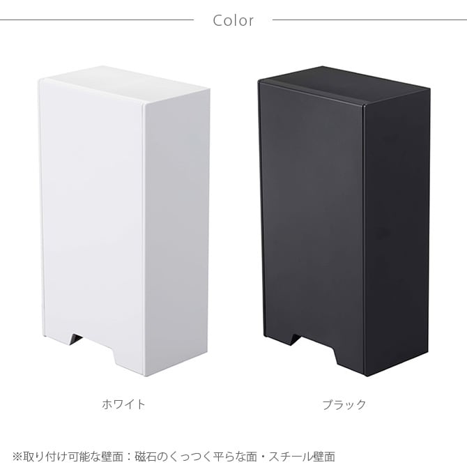 tower タワー ツーウェイマスク収納ケース スリム マスク収納 マスクケース マグネット 玄関 大容量 シンプル おしゃれ 白 黒 収納