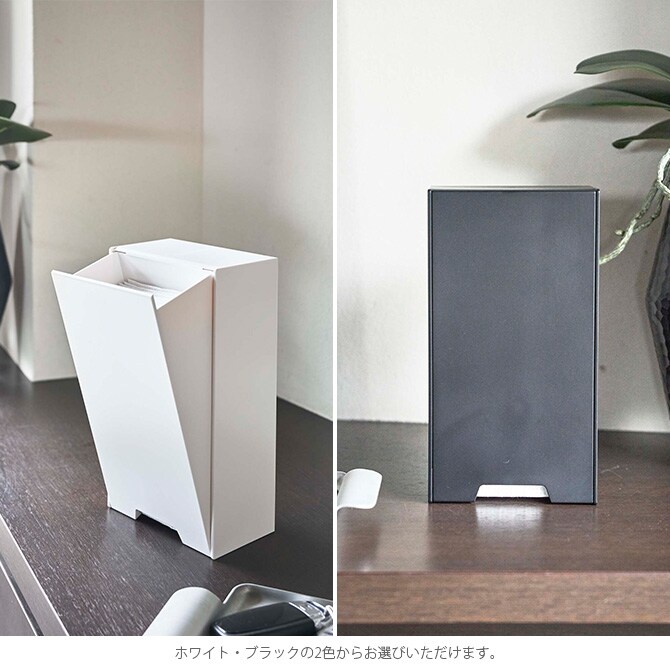 tower タワー ツーウェイマスク収納ケース スリム マスク収納 マスクケース マグネット 玄関 大容量 シンプル おしゃれ 白 黒 収納