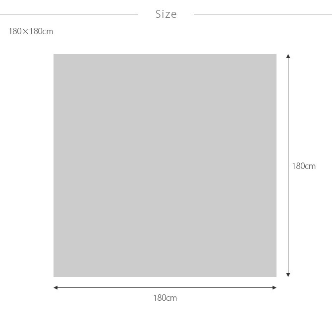 SLOWER スロウワー Remus レムス オーニング M 180×180cm 