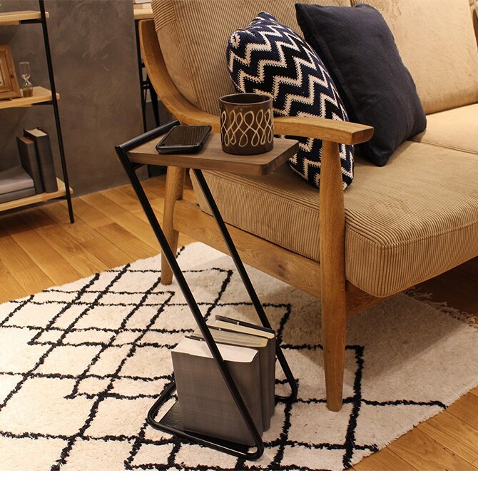 COLLEND コレンド アイアンレッグサイドテーブル High 