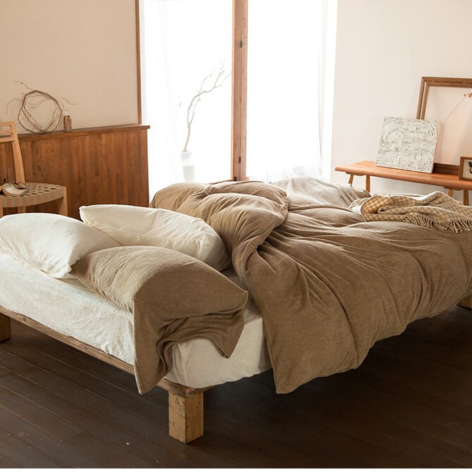 Fab the Home ファブザホーム エアリーパイル ピローケース L