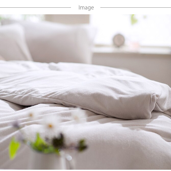 Fab the Home ファブザホーム エアリーパイル 掛け布団カバー ダブル用