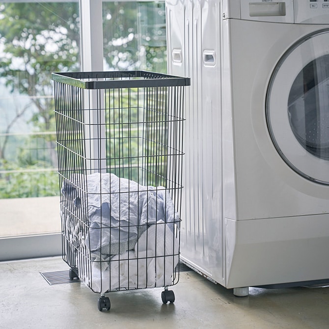 tower タワー ランドリーバスケット キャスター付き