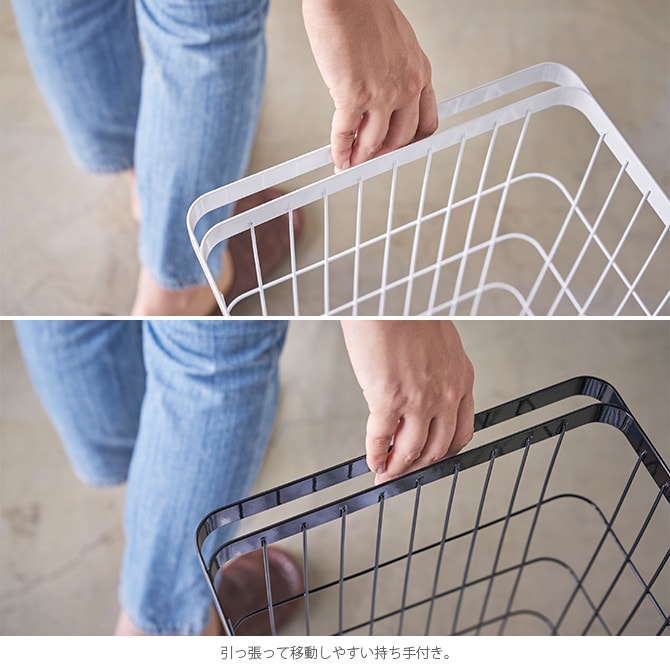tower タワー ランドリーバスケット キャスター付き