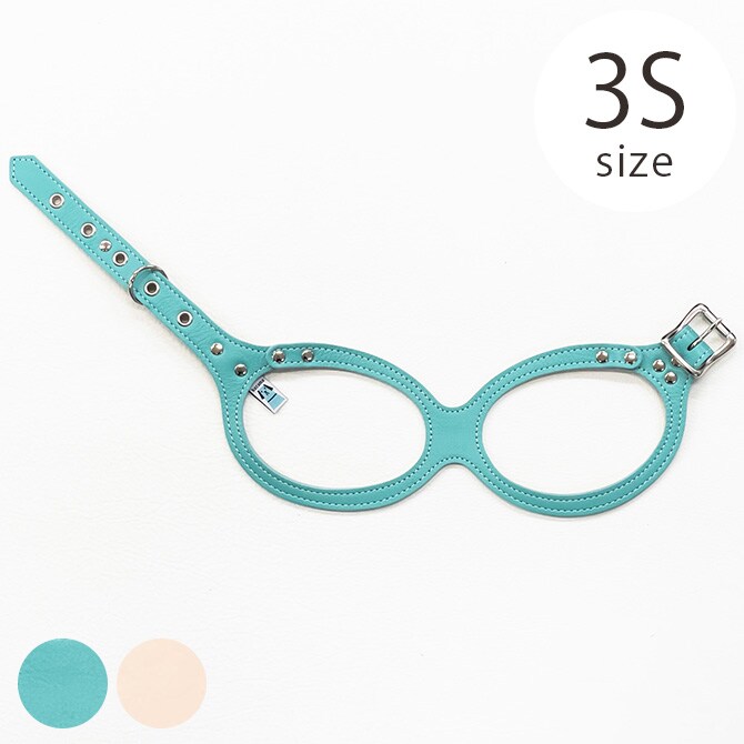 kazama bag カザマバッグ Kazama Premium メガネハーネス 3Sサイズ 犬用 小型犬 超小型犬 パピー メガネハーネス ハーネス 本革 レザー 緑 ヌメ革