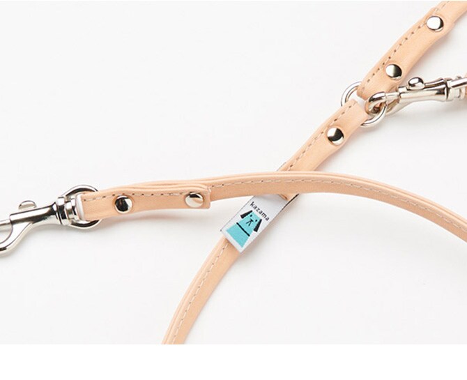 kazama bag カザマバッグ Kazama Premium 本革丸めリード Sサイズ  犬用 小型犬 お散歩 リード 散歩紐 本革 可愛い シンプル レザー  