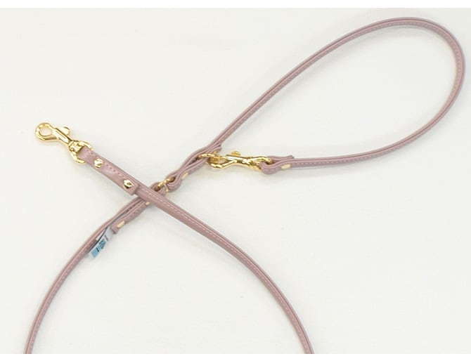 kazama bag カザマバッグ Kazama Premium 本革丸めリード ゴールド金具 Sサイズ  犬用 小型犬 お散歩 リード 散歩紐 本革 可愛い シンプル レザー  