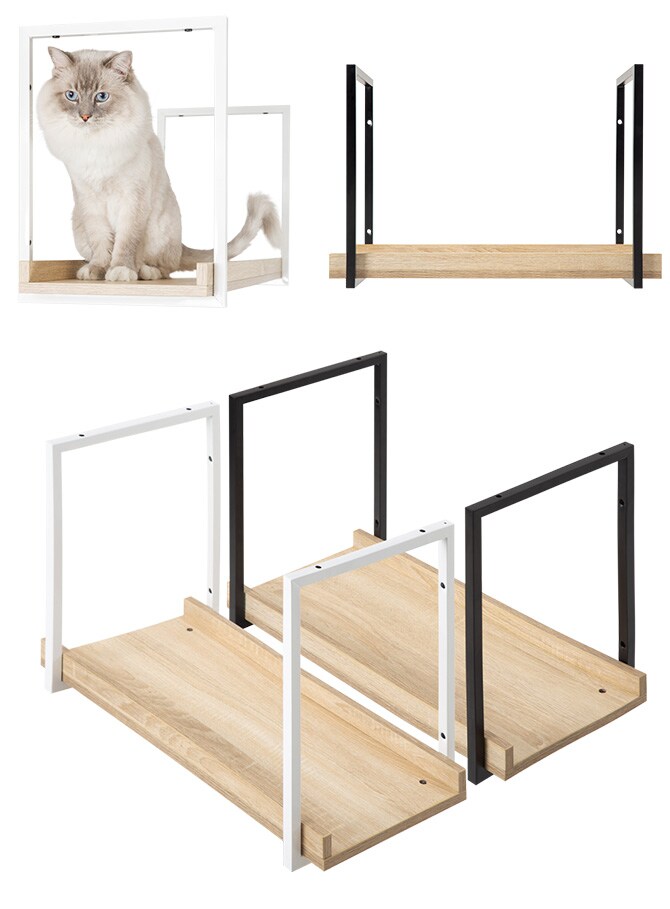 MYZOO マイズー AVENUE 60cm 猫用 猫 キャットステップ キャットウォーク 壁付け 天井付け キャット ステップ ウォーク 北欧