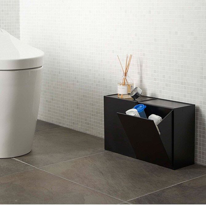 tower タワー ウォールトイレポット&収納ケース