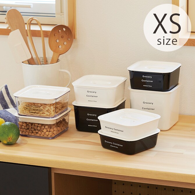 SO-Q STYLE ソーキュースタイル APUA フードストッカー XS 保存容器 フードストッカー おしゃれ スタッキング 電子レンジ可 ポリプロピレン 作り置き スクエア 収納 キッチン雑貨