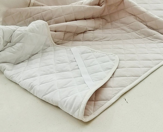 Fab the Home ファブザホーム プレインニット 敷きパッド シングル用