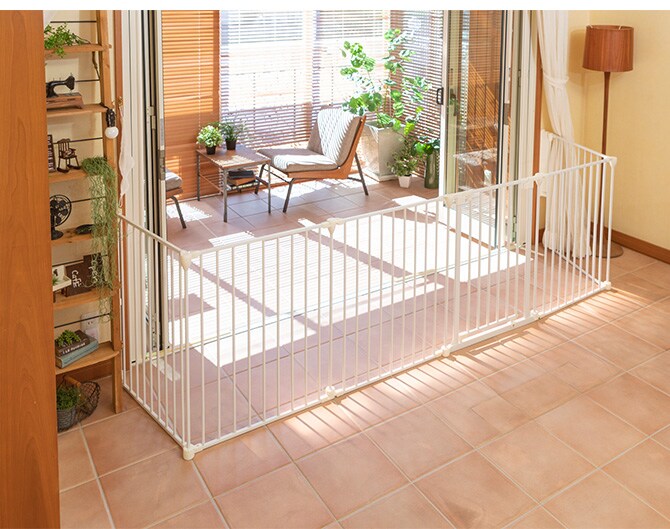 アレンジゲート＆サークル ハイタイプ 高さ100cm  犬 ゲート サークル ハイタイプ 大型犬 シンプル 六角形 長方形 ペットゲート ペットサークル  