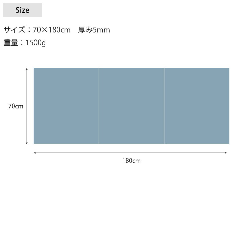 dfang ディパン ペット専用防水クッションマット 折りたためる廊下タイプ 70×180cm  犬用 マット 防水 クッション性 抗菌 引っかきに強い 折りたたみ カット可能 滑らない  