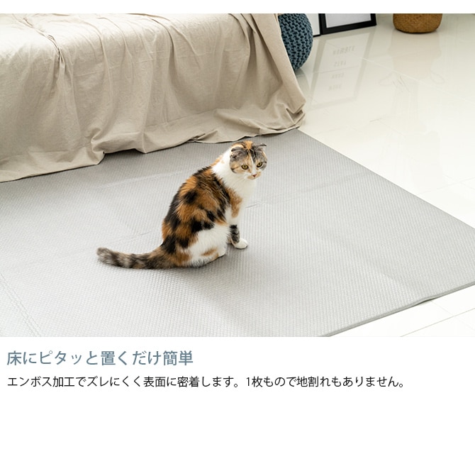 dfang ディパン ペット専用防水クッションマット 140×180cm  犬用 マット 防水 クッション性 抗菌 引っかきに強い 折りたたみ カット可能 滑らない  