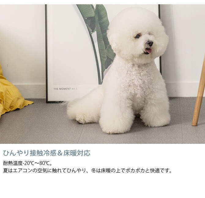 dfang ディパン ペット専用防水クッションマット 140×300cm 犬用 マット 防水 クッション性 抗菌 引っかきに強い 折りたたみ カット可能 滑らない