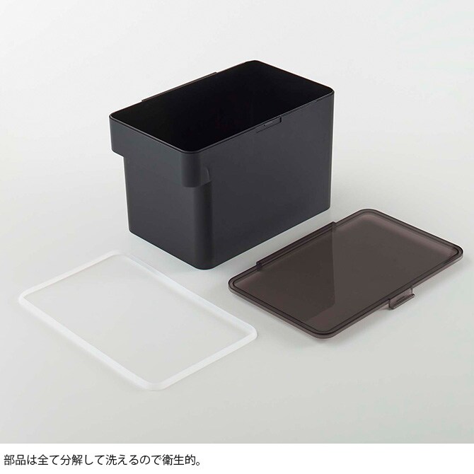 tower タワー 密閉ペットフードストッカー 3.5kg 計量カップ付き  ペットフード ストッカー 保存容器 密閉 おしゃれ 北欧 計量カップ 白 黒 ペット用品  