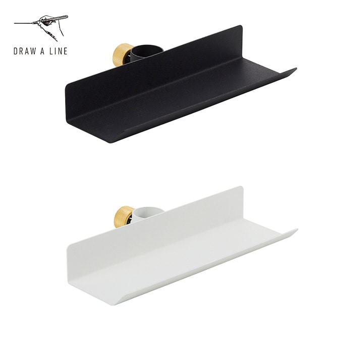 ドローアライン DRAW A LINE 021 ブックスタンド つっぱり棒 突っ張り棒 ブックスタンド タブレットスタンド おしゃれ モノトーン 北欧 アイアン ツヤ消し インテリア