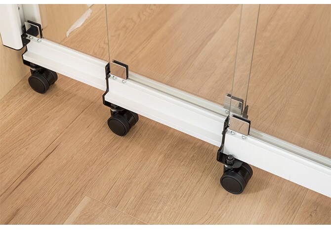 ドギーフェンス 犬用 ゲート 扉 脱走防止 侵入防止 開閉式 コンパクト おしゃれ クリア 強化ガラス