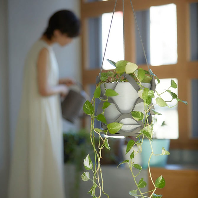 Horn Please ホーン プリーズ エコフレンドリー フラワーポット ラテール W/プレート L 