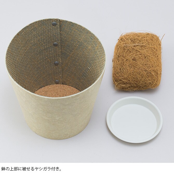 100percent 100パーセント Earth Pot リノリウム&ソーサー S+ (4号、5号鉢)