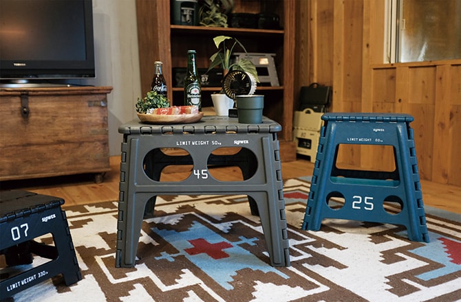 SLOWER スロウワー フォールディングミニスツール Dump ダンプ 