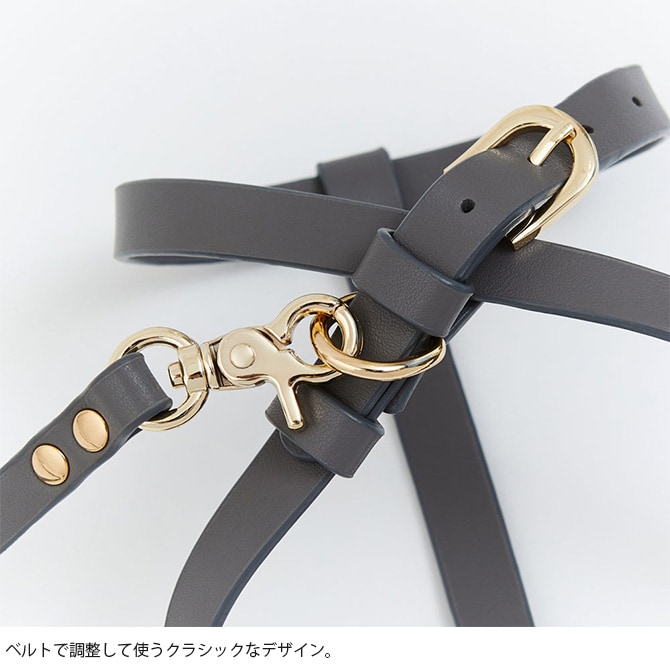 Horn Please ホーン プリーズ ヴィーガンレザー DOG ハーネス クロス